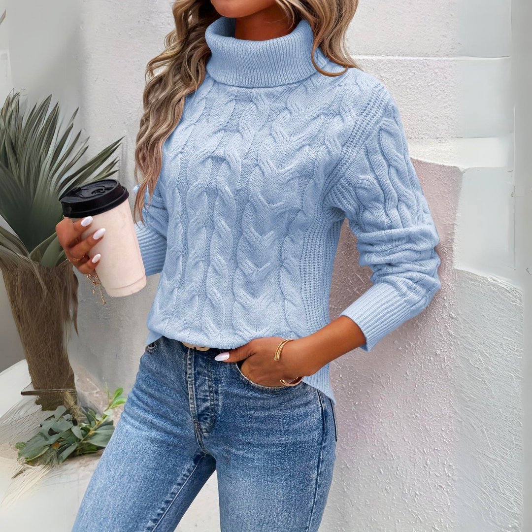 Tanja | Lämmin neulottu turtleneck