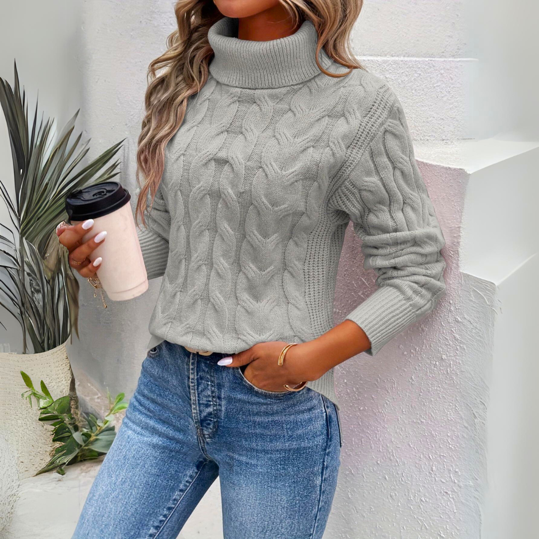 Tanja | Lämmin neulottu turtleneck