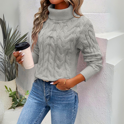 Tanja | Lämmin neulottu turtleneck