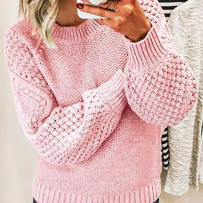 Elina | Neulottu oversized-villapaita