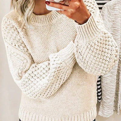 Elina | Neulottu oversized-villapaita