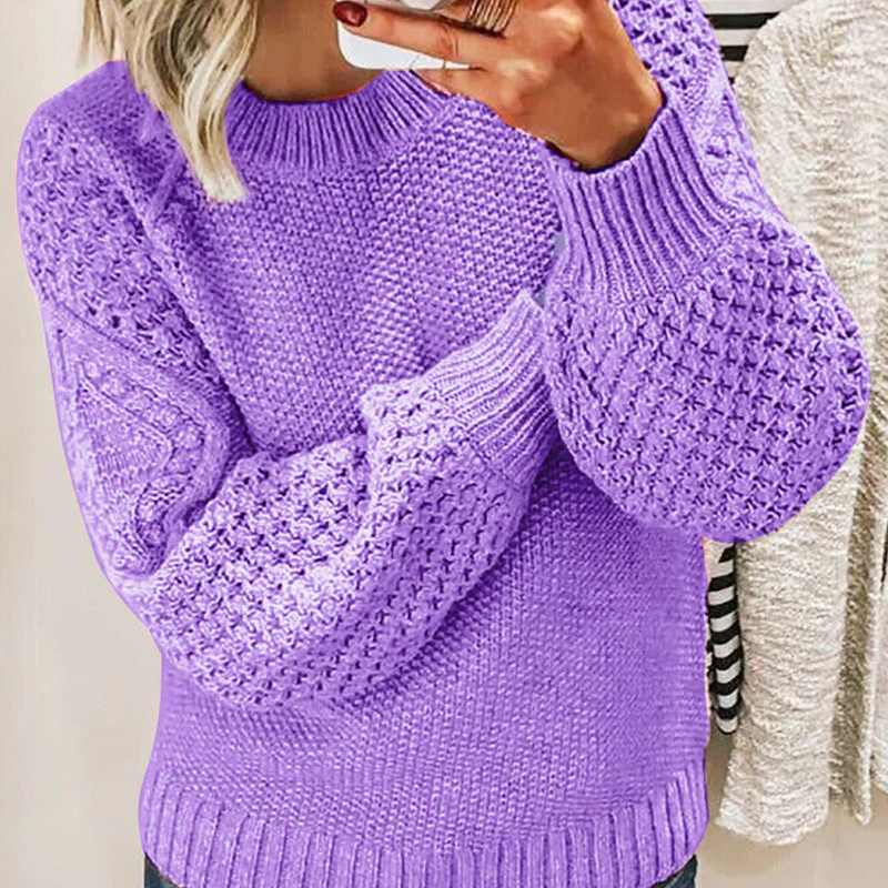 Elina | Neulottu oversized-villapaita